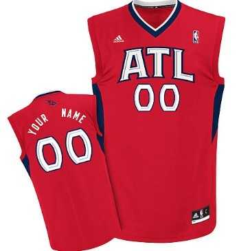 Men & Youth Customized Atlanta Hawks Red Jersey